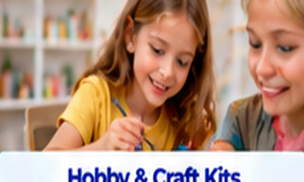 Children creating crafts